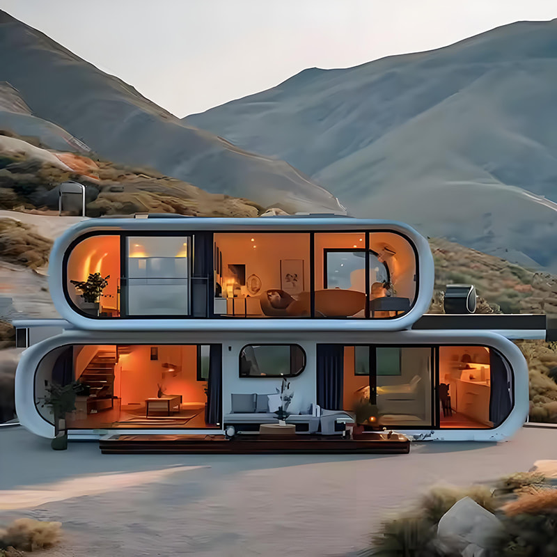Space Capsule Mobile Houses Modulaariset konttikodit