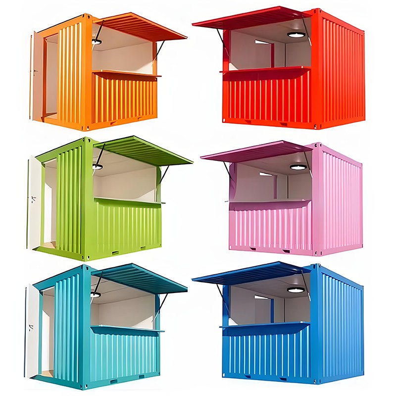 Container Small Shop (aaltopahviseinäpaneeli)