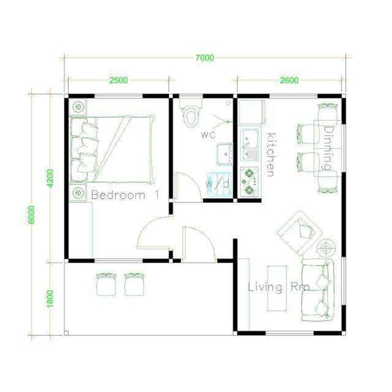 Modulaarinen kevytteräskonttihytti Modulaarinen kevytteräskonttihytti